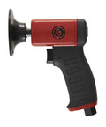 Air Rotary Sander Tool With Pistol Grip Handle 3 Inch Hook And Loop Pad 0.2 HP 150W 15000 RPM Workhorse side view