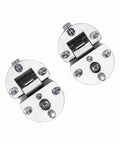 Drop Down Cabinet Hinges 90 Degree Zinc Alloy Door Flap Set For Kitchen And Bedroom Cupboards 2Pcs top view image