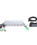 Low Noise Quiet Running 24V 36V 48V Brushless Motor Controller With LCD Display for Ebike Conversion Kit, wiring and LCD unit shown