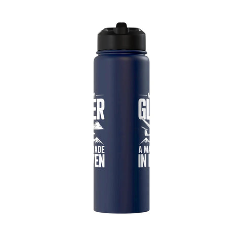 Funny Sailplane Pilot Water Bottle Insulated Stainless Steel For Glider Fans And Aero Tow Crew Hydration