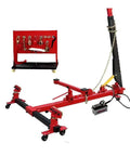 KT 255 Auto Body Puller Frame Straightener Kit With 5 Ton Air Jack, tools display, compact design