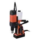 Heavy Duty Automatic Magnetic Drilling And Tapping Machine 1100W Portable Steel Core Drill with drill chuck and magnetic base.