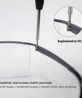 All In One Eyeglass Repair Kit With Anti Slip Nose Pad Replacement And Glasses Screws, Includes Precision Screwdrivers, Tweezers, Cleaning Cloth, And 120 Screws And Nuts For Sunglasses And Eyeglasses in use