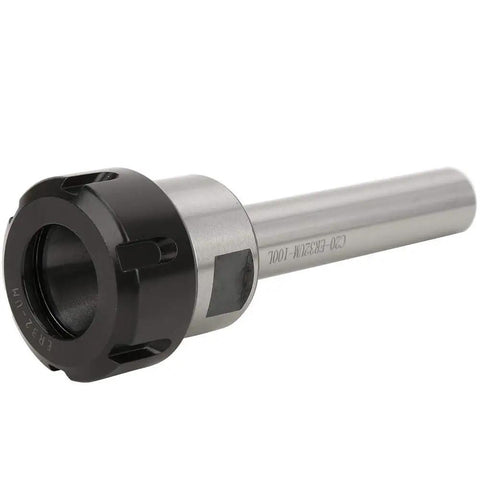 Premium 40CR Straight Shank Collet Chuck Holder with ER32 interface for CNC, precision steel, stable cutting, 0.01mm accuracy.