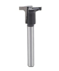 Aramox T Shape Arc Bending Router Bit Kit Built From Top Tier Cemented Carbide, showcasing a single bit for woodworking.