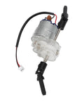 Badass Hella Quiet 260 Motor Gearbox Replacement For RC Cars Featuring Dual Ball Bearings Super Tight Low Noise Transmission, clear plastic and metal design.