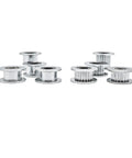 Top Shelf 16 Tooth Gt2 Timing Pulley, heavy duty steel body, sealed bearings, ideal for 3D printer or CNC rig.