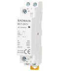 24V AC 2-Pole Modular Contactor With 1NO1NC Contacts, 20A Rating, DIN Rail Mount For HVAC, Motor, Pump And Lighting Control