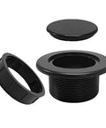 Patio Table Umbrella Hole Plug 1.63 Inch ABS Cover With Removable Cap And Threaded Insert for outdoor tables