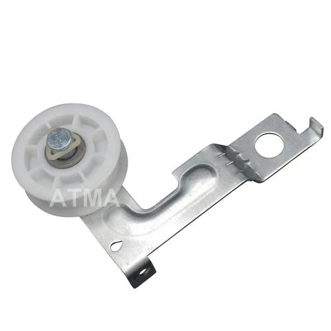 Complete Dryer Repair Kit With Drum Roller Idler Pulley Belt And Spring Replacement idler pulley component close-up