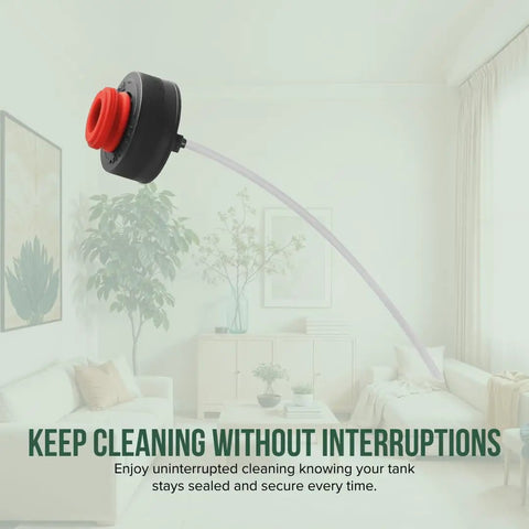Replacement Cap And Insert For Water Tank For Various Carpet Cleaners Compatible With Models 2505 3624 2458 2891 BGSS1481 And 3194 Easy Fit No Fuss Replacement Improves Performance And Efficiency, black and red water tank cap with hose