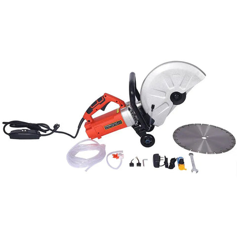 Heavy Duty 3000W Electric Wet Saw With Steady Water Line And Razor Sharp Diamond Blade for masonry cuts and accessories