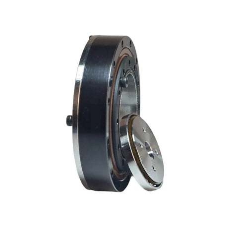 D11 Harmonic Reducer For Industrial Robot Manipulator Arm Joint With Hollow Transmission Design. Compact steel design with visible hollow bore.
