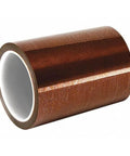 Amber Polyimide Film Tape Four Inch Width And Five Yard Length High Temp Masking Tape for wave soldering and PCB gold finger protection.