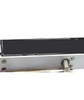 Heavy Duty DC12V Electric Mortise Gate Drop Bolt Lock with durable steel construction and pin mechanism.