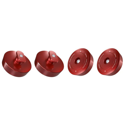 4 Pcs Lifting Jack Pads Pucks For Corvette C5 C6 C7 Z06 ZR1 C8 Built Tough With Heavy Duty Aluminum Lift Point Adapters Red
