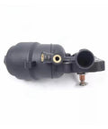 Heavy Duty Oil Cooler Filter Housing Assembly For Audi A4 Allroad B8 2.0T With Quick Swap Design For 2012-2016 Years side view showing durable plastic construction.