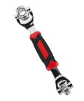 Universal Socket Wrench 48 In 1 With Rotating Head Multi Bit Fastener Tool Heavy Duty Home Repair Kit detachable ratchet spanner close-up