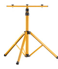 Adjustable Telescopic Metal Archery Target Stand in Bright Yellow for Backyard Practice, Fits Foam, Straw, EVA and Hanging Targets