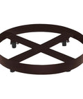 Kickass Heavy Duty Drum Dolly Transports Fifty Five Gallon Oil Drums Without Breaking A Sweat Bulletproof Steel Frame base with casters.