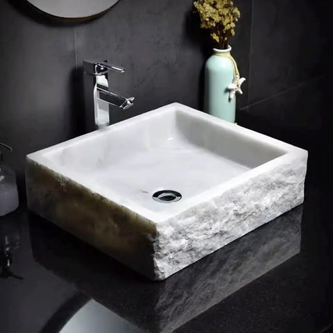 Premium Above Counter Vessel Sink For Modern Bathroom Vanity Slick Ceramic Washbasin Heavy Duty Build Easy Install Zero Fuss Indoor Or Balcony Ready with textured sides.