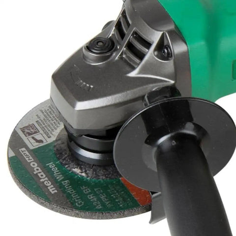 Four And A Half Inch Angle Grinder With Paddle Switch, 7.9 Amp Motor, 900W, 10,500 RPM No Load, Lightweight Design in use