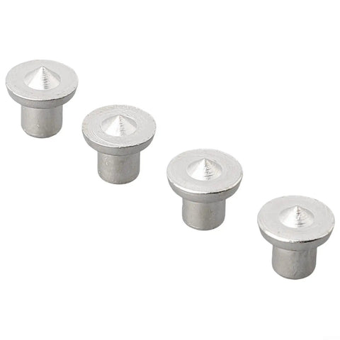 Pro Grade 4 Piece Dowel Center Point Set For Woodworking With 6mm 8mm 10mm 12mm Steel Tenon Marker Pins in chrome plating