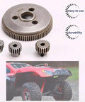 Beefy 86T Metal Spur Gear Set With 17T 19T 21T Pinions For 1 To 10 Scale 2WD RC Cars Compatible With Stampede Rustler Bandit Upgrade Parts