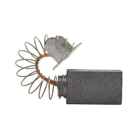 Top Tier S96 Carbon Brush Set Two Piece Heavy Duty Aftermarket Upgrade Fits OEM 1619X08020 Heat Resistant Motor Parts No Sweat Performance Guaranteed For Tough Jobs. Heavy-duty carbon brush with coil and metal connector.