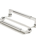 Heavy Duty 10 Pack Six Inch Hole Center Cabinet Pulls Polished Nickel Zinc Alloy Handles For Kitchen Cabinets Dressers Bathrooms