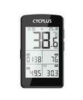 Front view of Wireless GPS Bike Computer With ANT Plus And Bluetooth Two Point Eight Inch LCD Screen IP67 Waterproof Auto Backlight And One Hundred Plus Hours Battery Endurance Ideal For Road And Mountain Cycling showing data display.