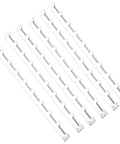 Metal Beehive Frame Spacers 24 Piece 4 Set Beehive Box Spacing Tool for beekeeping equipment shown in stainless steel