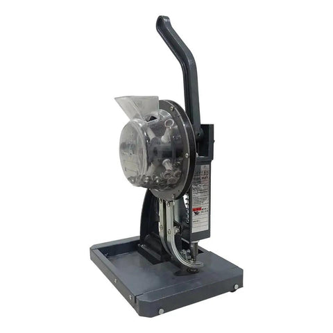 Straight Up Heavy Duty Manual Eyelet Press For PVC Bags And Canvas Crafts 8mm Ring Punch Tool with sturdy iron base and lever action.