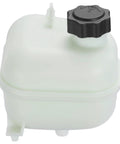 Straight Swap Engine Coolant Expansion Reservoir Overflow Tank For Mini Cooper 2002 Through 2008 1.6L L4 side view with cap