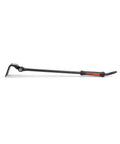 30 Inch Indexing Flat Pry Bar With 180 Degree Head And 15 Lock Positions, Raised Striking Surface, Dual Material Grip, Black