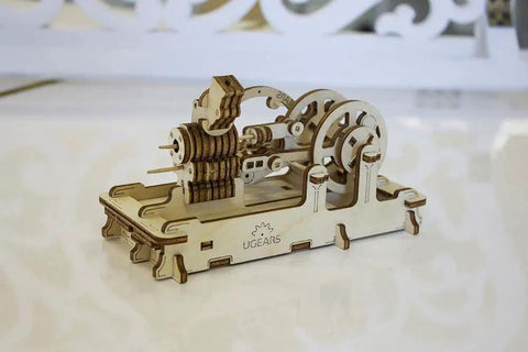 Hands On Dope Pneumatic Engine 3D Wooden Puzzle Kit For Teens And Adults No Glue Brain Teaser Construction Set Realistic Wooden Mechanical Model DIY Gift Plywood Build Educational Fun, plywood model