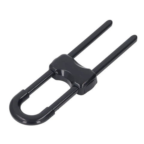 U Shaped Cabinet Locks Five Pack Durable Adjustable Latches for Kid Safe Home Kitchen Cabinets Drawers Keep Curious Kids Black