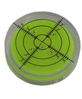Horizontal Bubble Spirit Level Set Circular Bullseye Level Inclinometer Green 40x10mm Waterproof 4 Pack For LCD Mounts