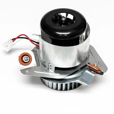 Badass Heavy Duty Draft Inducer Fan Motor Furnace Blower Replacement with black exterior and metal mounting base.