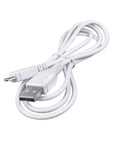 Heavy Duty USB Data Sync Cord Compatible With Icy Dock Mb662ueb 2s Dual Bay Sata Hdd Enclosure, white, linking devices.