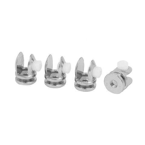 Heavy Duty Glass Shelf Clips, Adjustable Shelf Support Clamp Clips for 5mm to 8mm Glass, Zinc Alloy Partition Holder Brackets