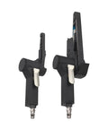 High Speed Pneumatic Belt Sander - 10 x 330mm Air Powered Roller Polisher handle grips for precise control and shaping.