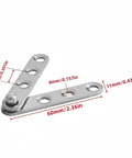Heavy Duty Ball Bearing Door Hinges 4 Pack 360 Degree Swinging Hinge For Doors Stainless Steel Quiet Close Weatherproof Furniture Hardware Accessories Rounded Corner Design, 60mm hinge