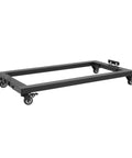 Workhorse Heavy Duty Furniture Dolly With Reinforced Steel Frame And Ball Bearing Swivel Casters For Smooth Roll Over Gravel Concrete And Thresholds Built For Easy Hauling And Tough Moving Jobs, black steel frame with swivel casters