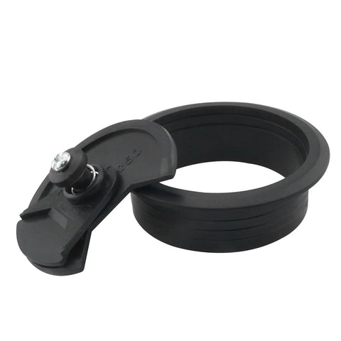 Four Piece Black Desk Grommet Covers Deliver Zero Stress Cable Control With Slick Adjustable Fit Top Shelf Abs Build Seals Openings Securely