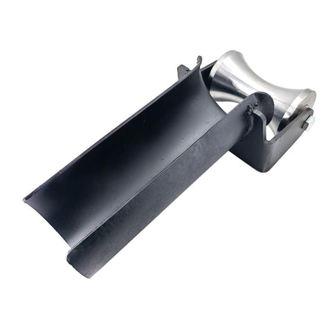 Beefy Steel Cable Feeding Sheave For 4 Inch Conduit With Dual Bearings Cable Puller Wheel That Smooths Cable Through Conduit Durable