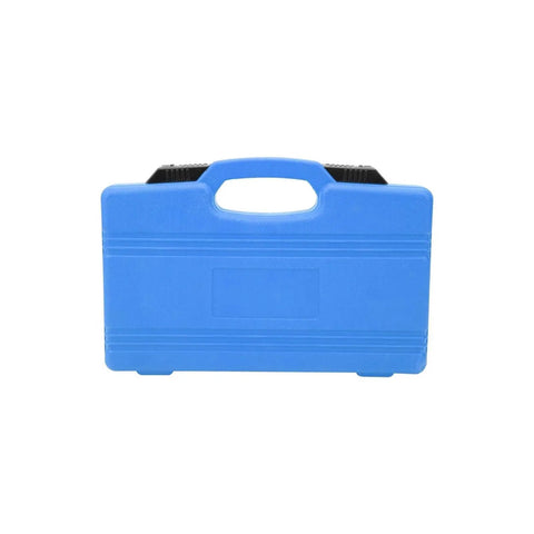 Premium 9 Piece Deep Impact Socket Set For Car Wheel Hub And Axle Nuts. blue plastic carry case