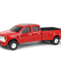 Ford F 350 Die Cast Truck 1 To 64 Red Pickup From ERTL Collect N Play Series 47575, side view showing plastic details