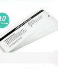 Top Tier ID Card Printer Cleaning Kit Features Ten Long Cleaning Cards, heavy duty, printed, for Enduro Rio Pro M200 cleaning.
