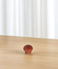 Single knob from 8 Piece Rustic Wood Cabinet Knobs Mushroom Shape Vintage Wardrobe Handles For Cabinets Drawers And Furniture With Screws Round Wooden Pulls To Upgrade Your Kitchen Cupboard And Dresser Hardware.